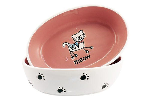Silly Kitty Bowl Oval