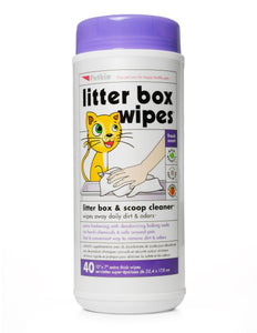 Petkin Litter Box Wipes 40pk