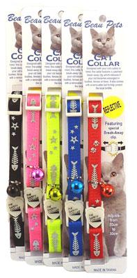 Cat Safety Collar - Fish Bones