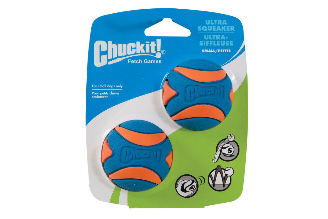 Chuckit Ultra Ball Squeeker Small - 2pk