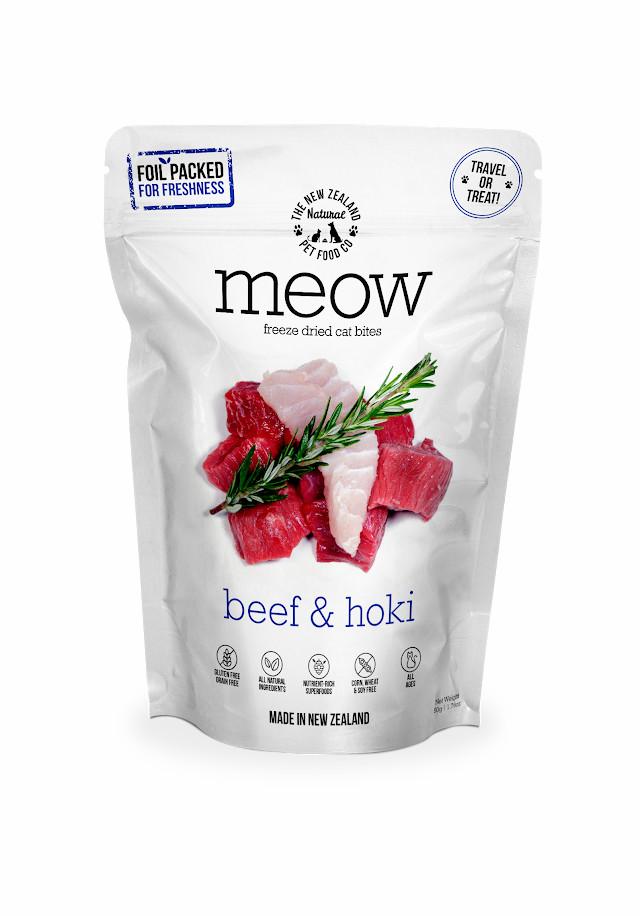 Meow Beef & Hoki 50g
